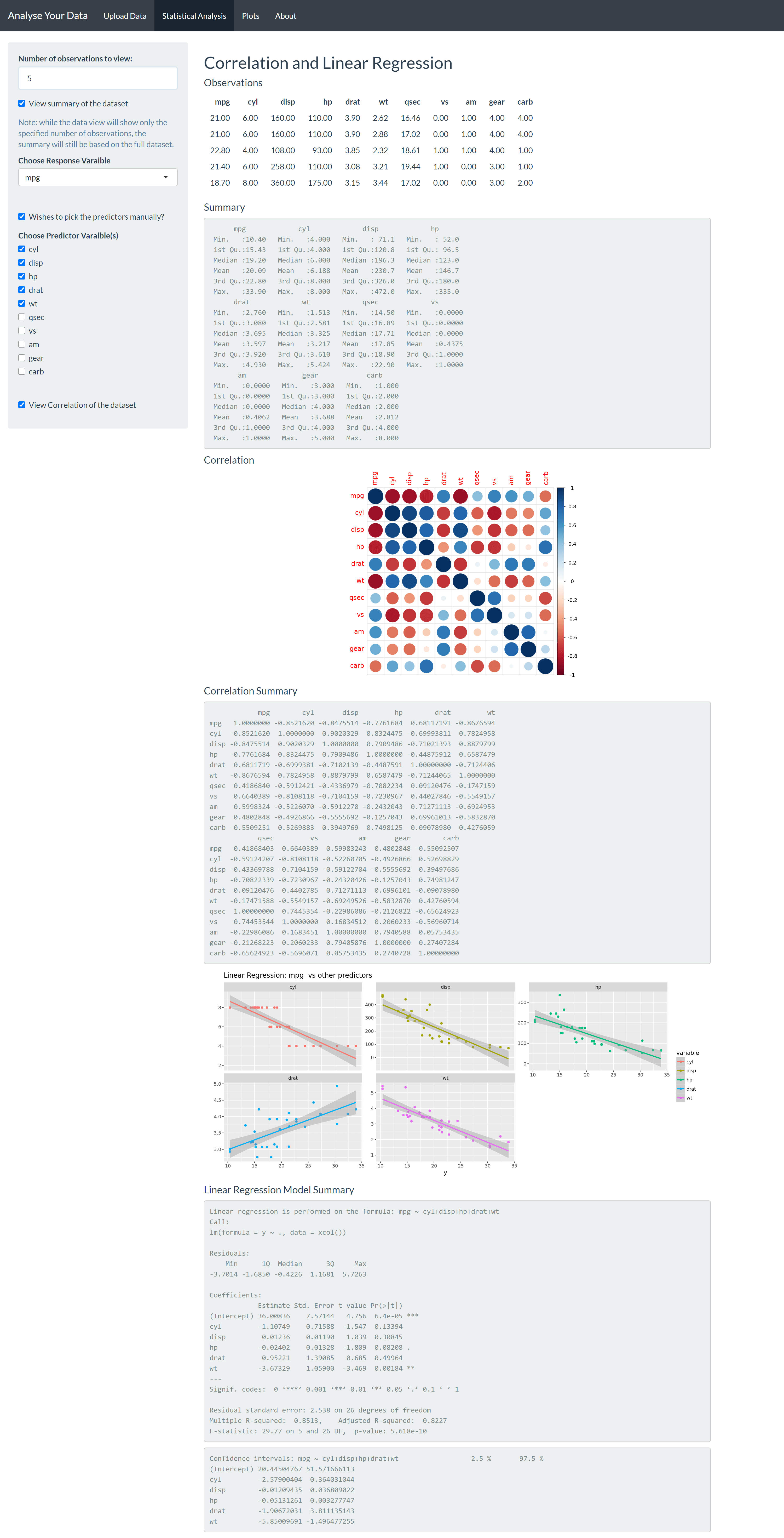 Simple Data Analyzer