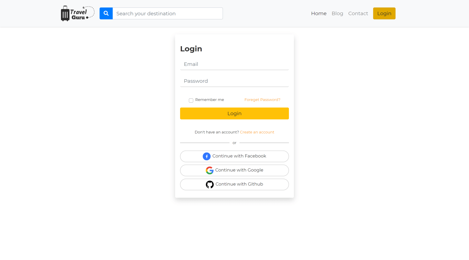 Login Page